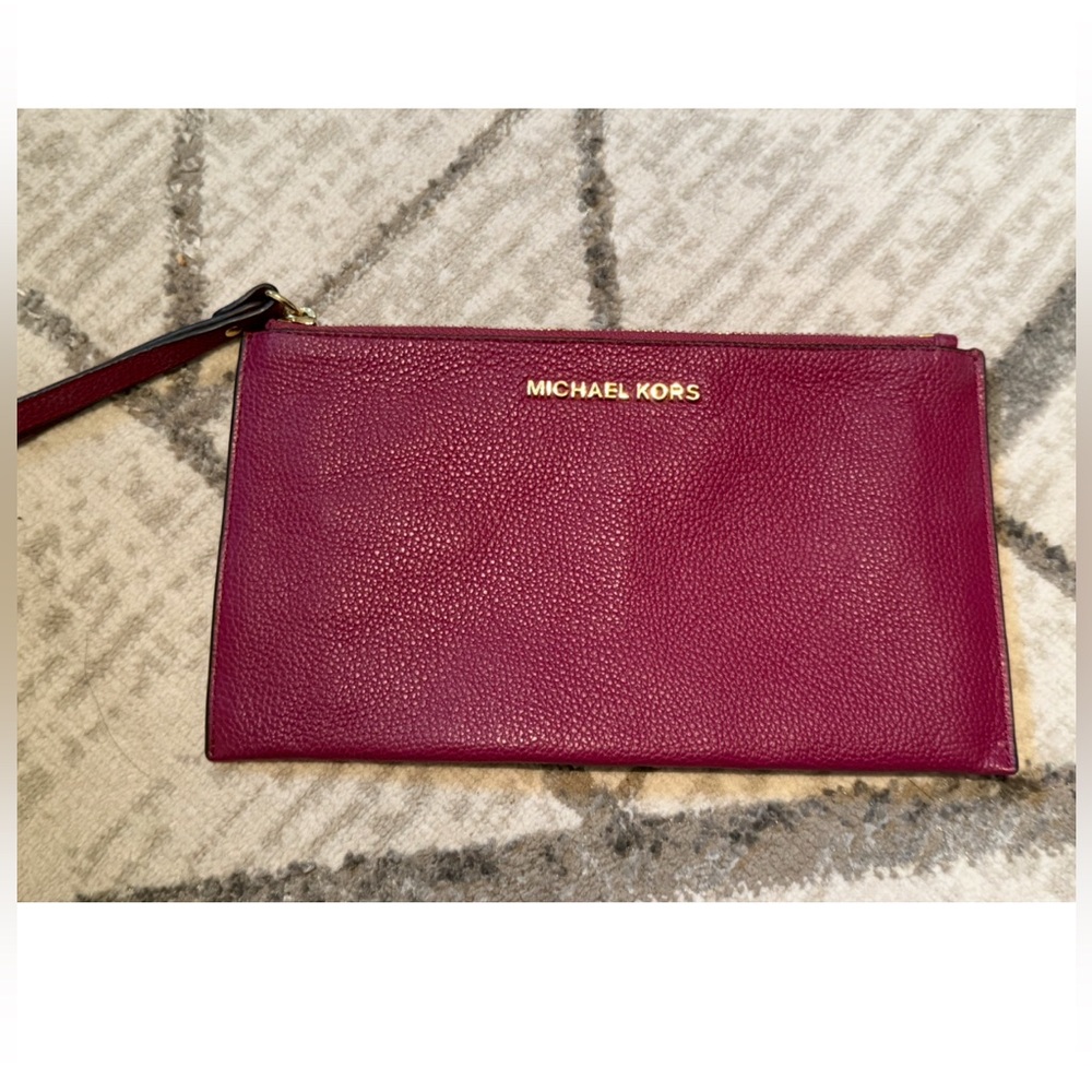 Michael Kors Magenta Pink Wristlet